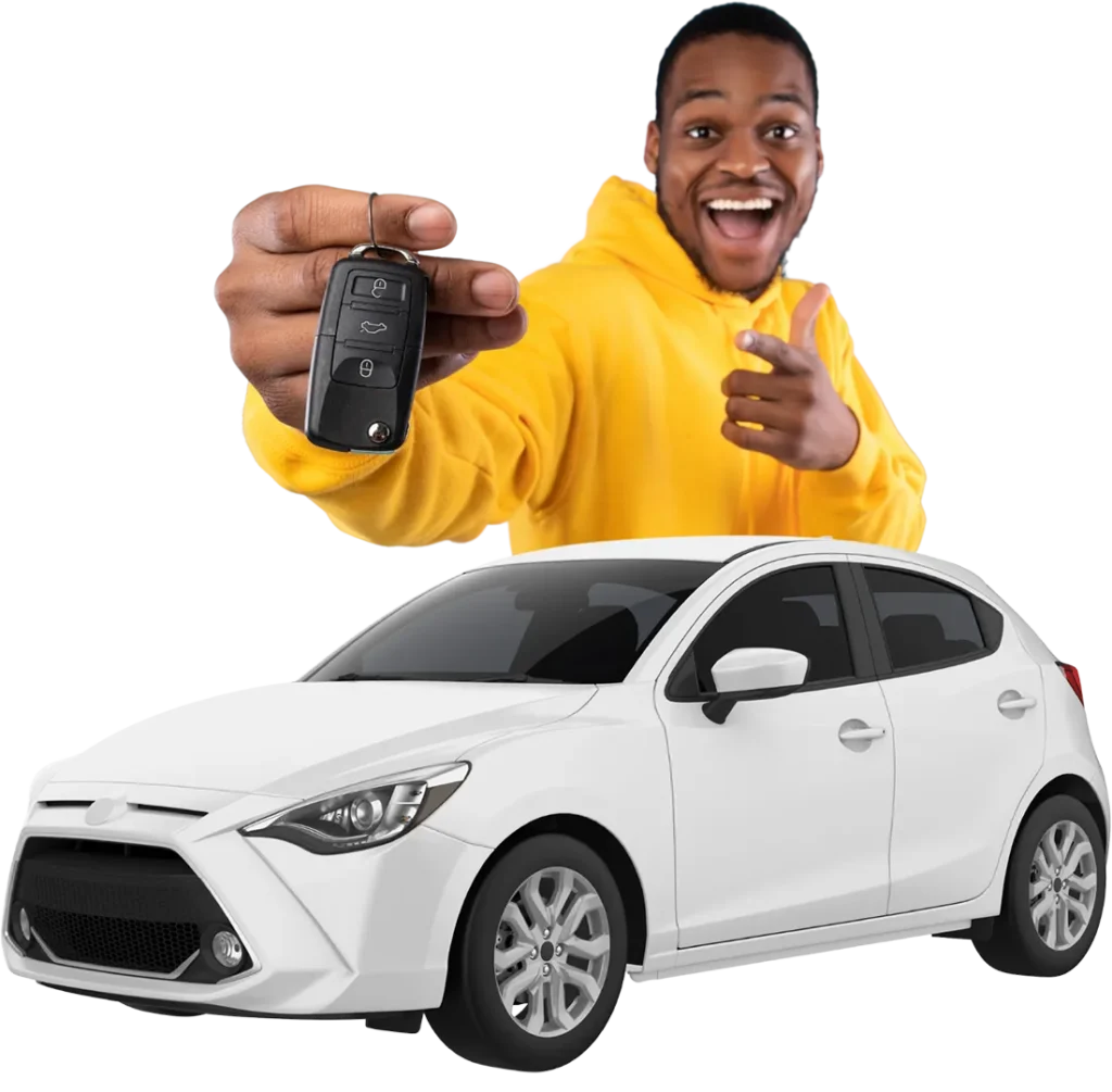 Logbook Loan - Man with Car